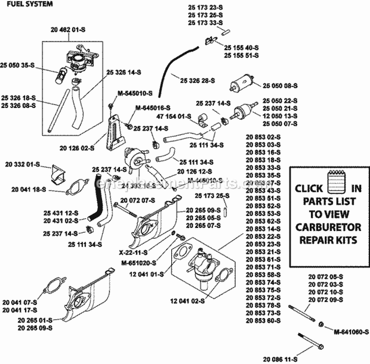 Page I Diagram and Parts List for SV530-3215  Kohler Engine