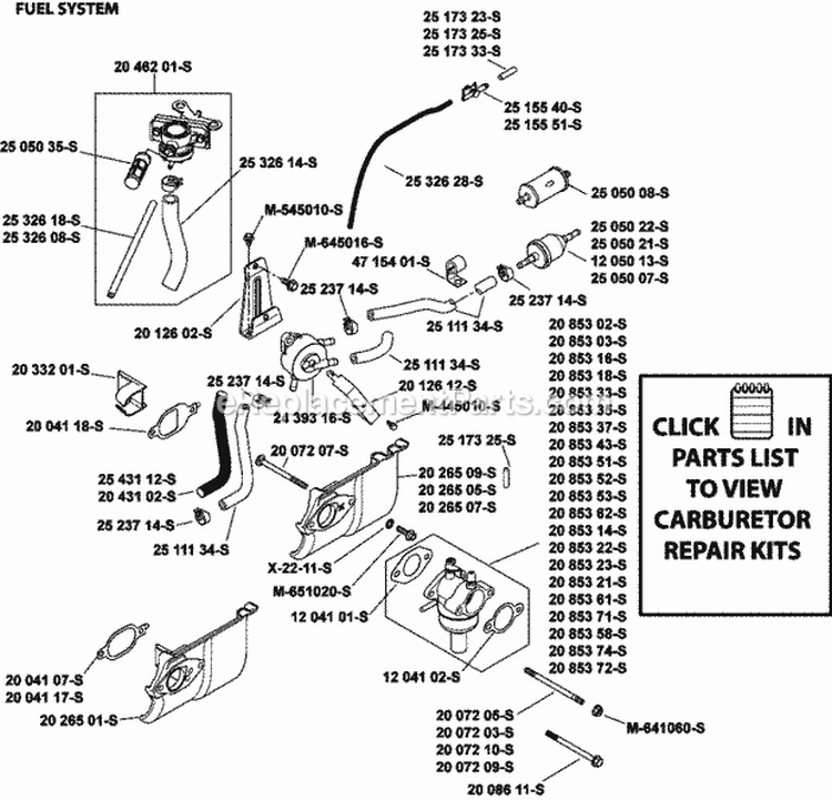 Page I Diagram and Parts List for SV540-3202  Kohler Engine