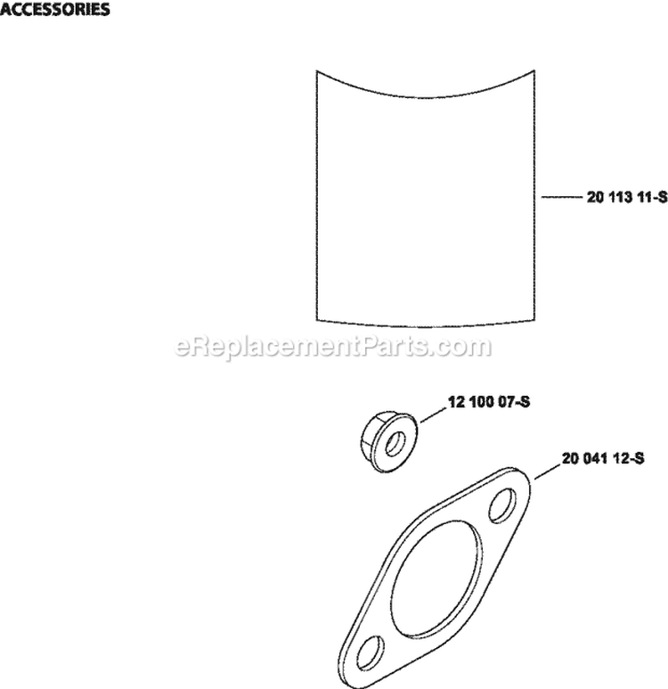 Page A Diagram and Parts List for SV590-0011  Kohler Engine