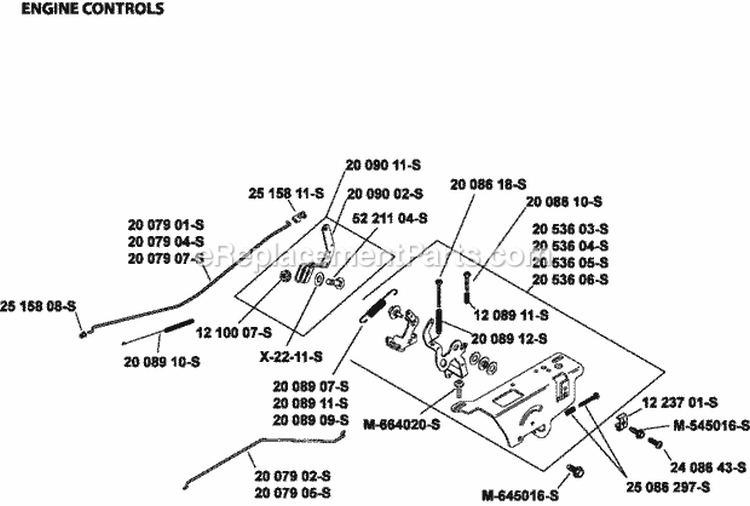 Page F Diagram and Parts List for SV470-0216  Kohler Engine