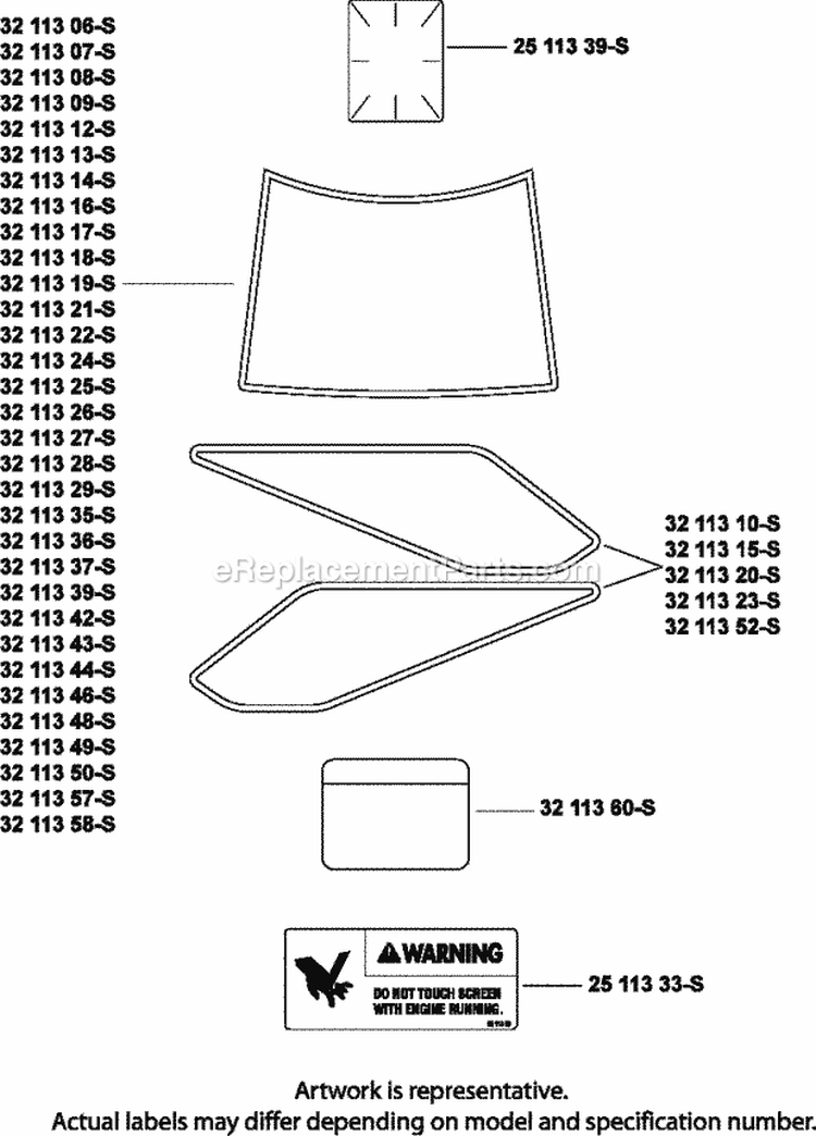 Page H Diagram and Parts List for SV720-3046  Kohler Engine