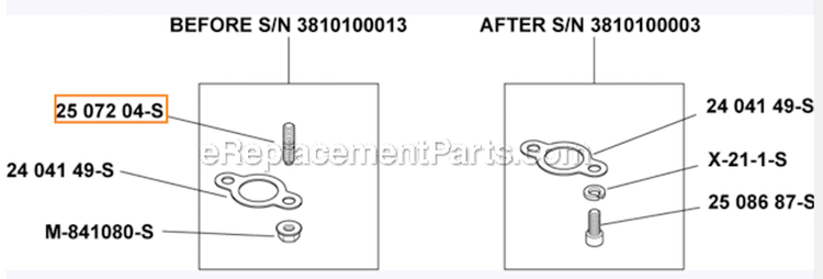 Fuel System Group Diagram and Parts List for SV720  Kohler Engine