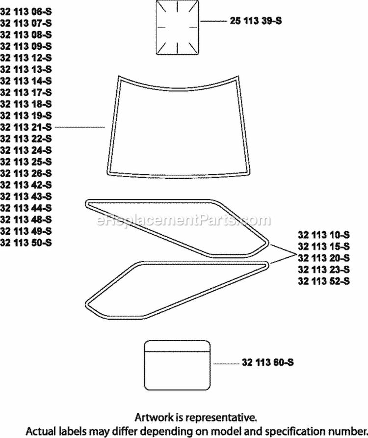 Page J Diagram and Parts List for SV720-0013  Kohler Engine
