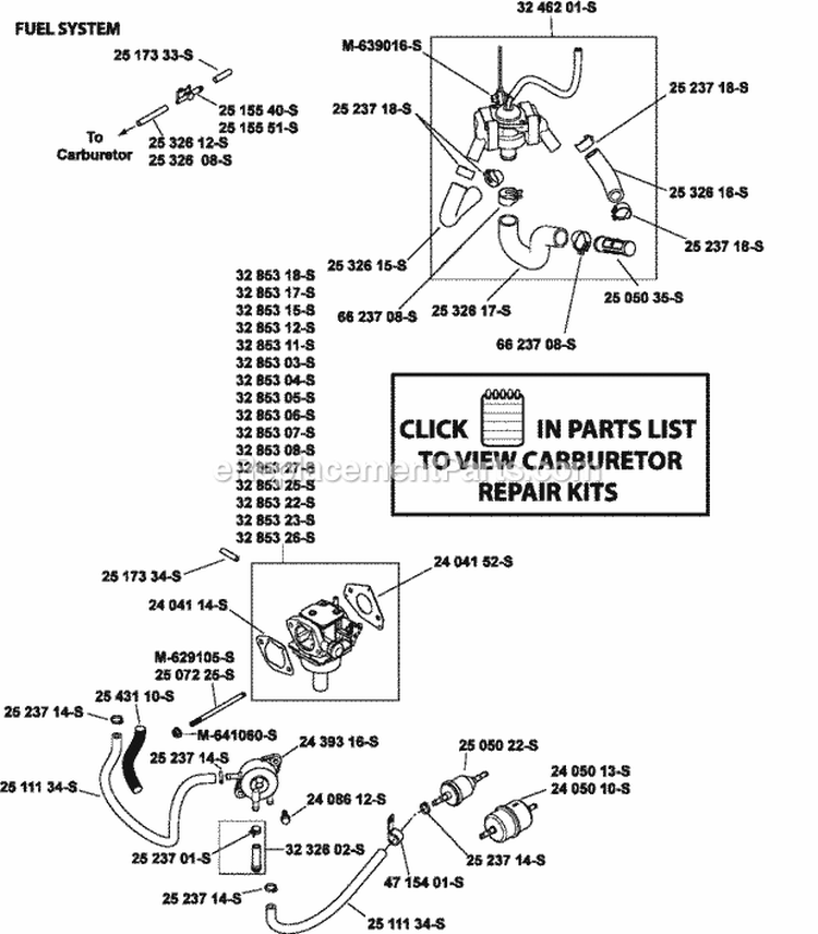 Page G Diagram and Parts List for SV710-3041  Kohler Engine
