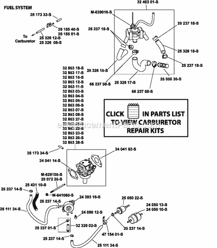 Page G Diagram and Parts List for SV735-3002  Kohler Engine