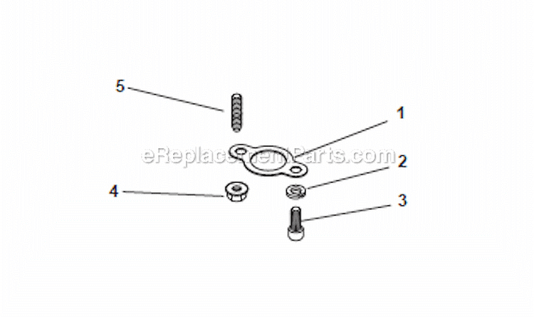 Exhaust Group Diagram and Parts List for SV710  Kohler Engine
