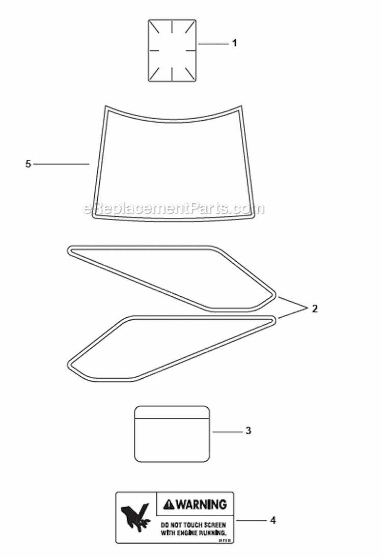 Identification Group Diagram and Parts List for SV710  Kohler Engine