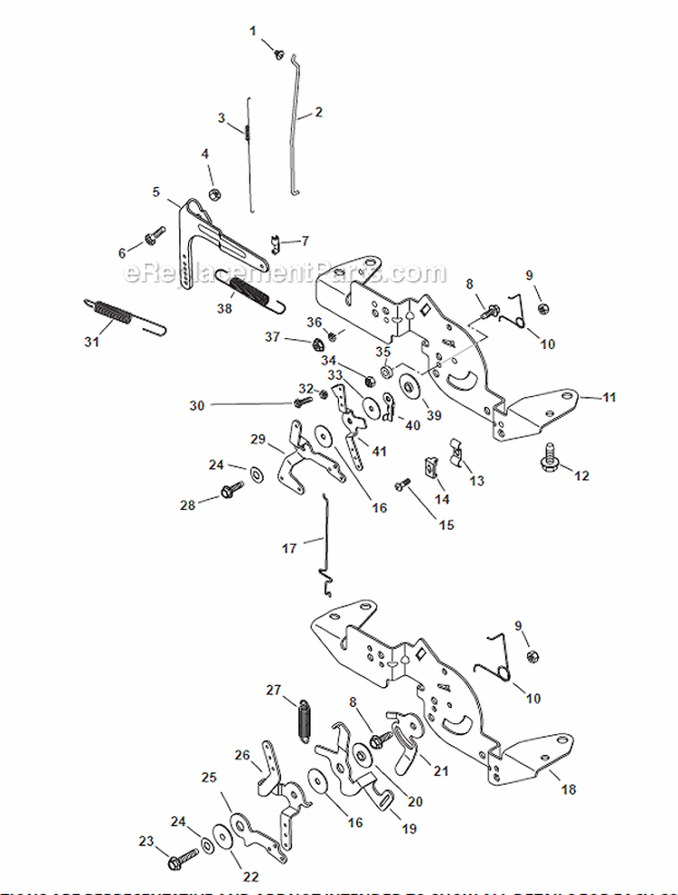 Engine Controls Group Diagram and Parts List for SV710  Kohler Engine