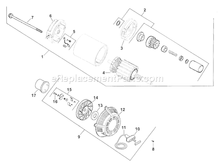 Page L Diagram and Parts List for TH18-54504  Kohler Engine