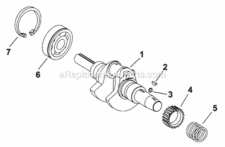 Page D Diagram and Parts List for TH16-52545  Kohler Engine