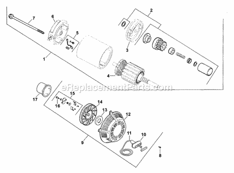 Page L Diagram and Parts List for TH16-52545  Kohler Engine