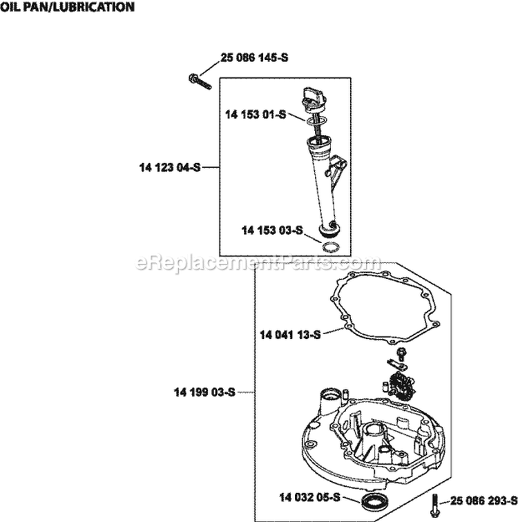 Page K Diagram and Parts List for XT149-0012  Kohler Engine