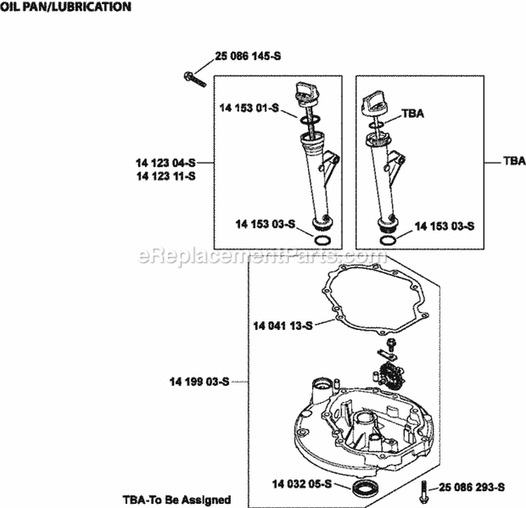 Page K Diagram and Parts List for XT149-0037  Kohler Engine