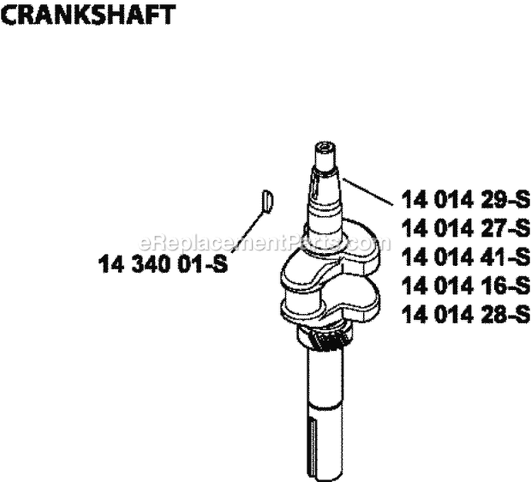 Page D Diagram and Parts List for XT149-0012  Kohler Engine