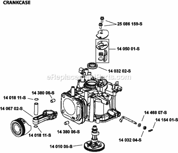 Page C Diagram and Parts List for XT149-0202  Kohler Engine