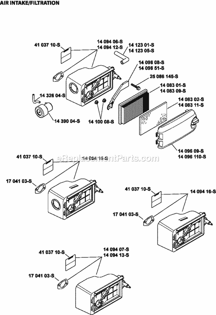 Page A Diagram and Parts List for XT173-0108  Kohler Engine