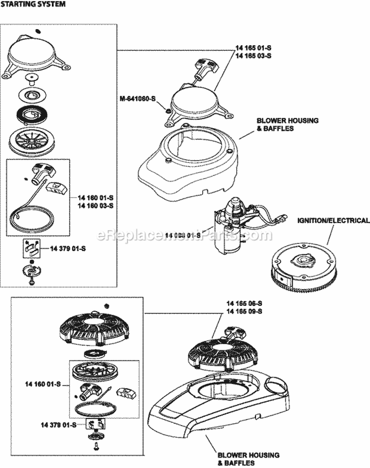 Page L Diagram and Parts List for XT173-3225  Kohler Engine