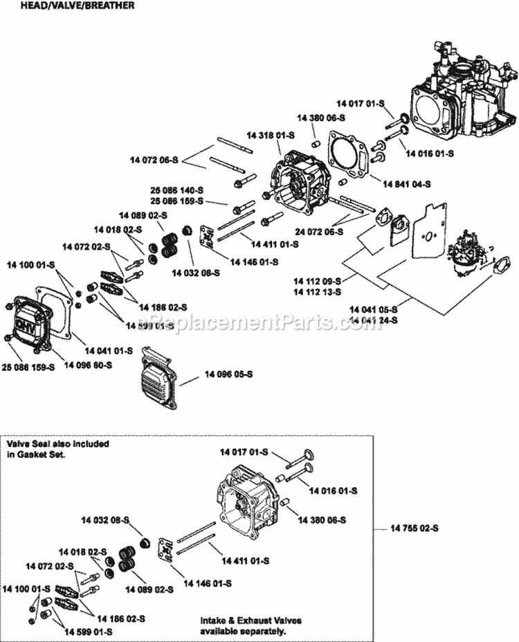 Page I Diagram and Parts List for XT173-3225  Kohler Engine