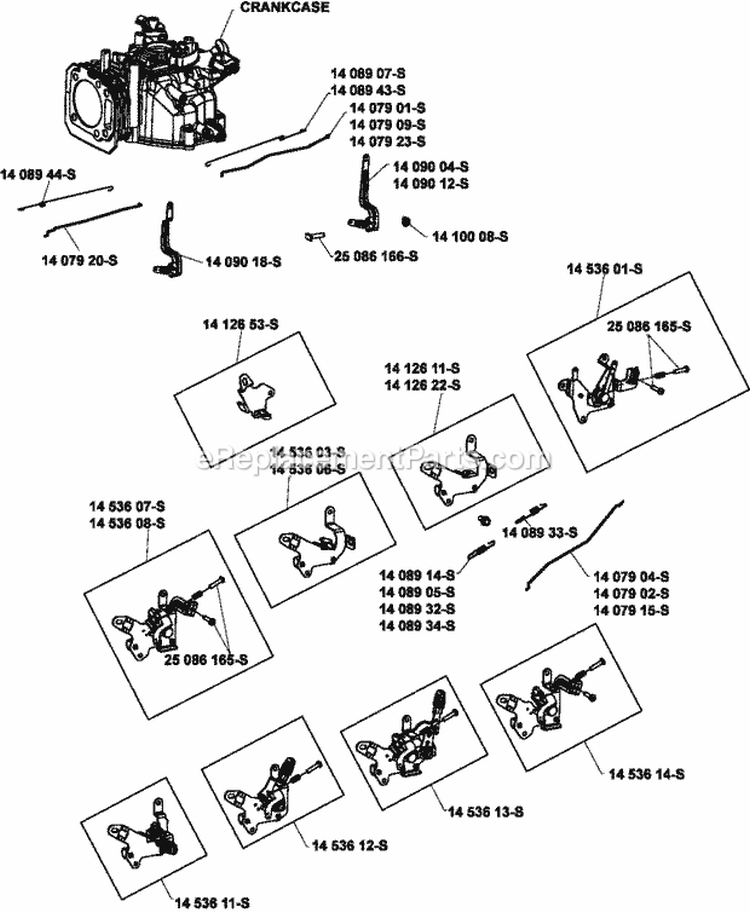 Page F Diagram and Parts List for XT650-3014  Kohler Engine