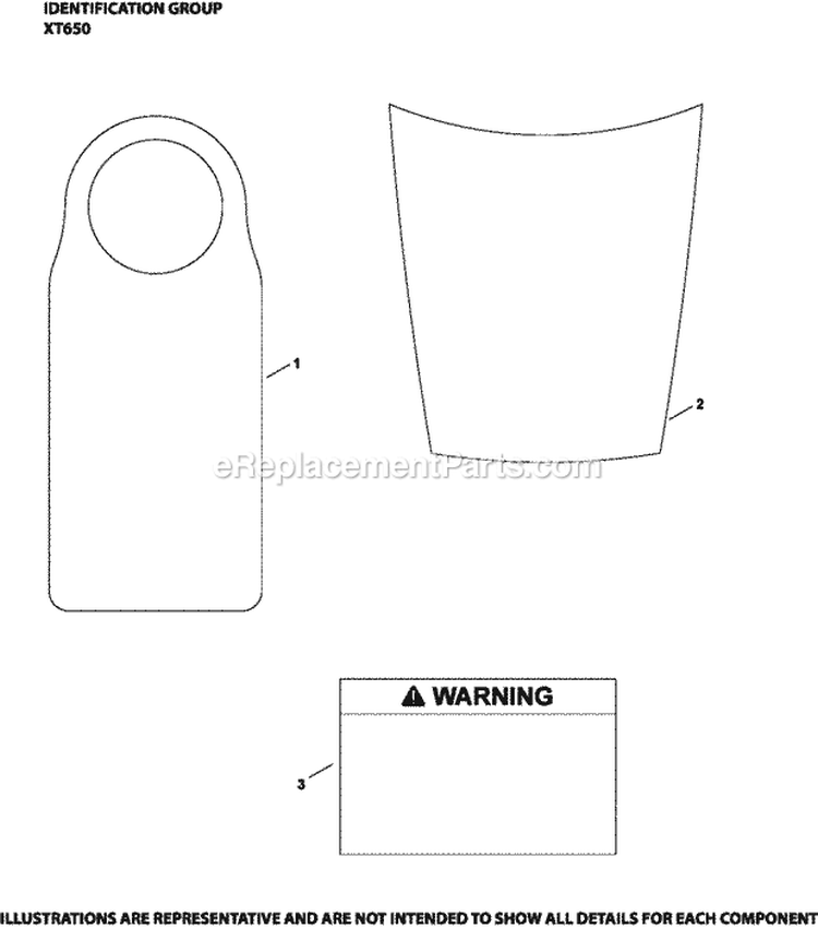 Page I Diagram and Parts List for XT650-2017  Kohler Engine