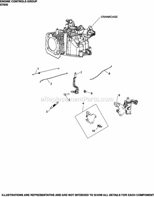 Engine_Controls_Xt650-3030_Xt650 Diagram and Parts List for XT650-3030  Kohler Engine