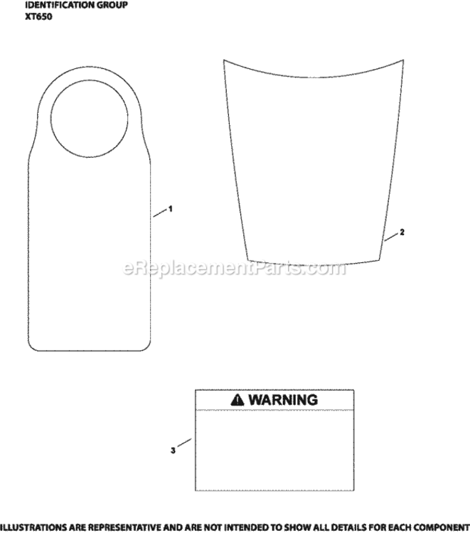 Identification_Group_Xt650-3030_Xt650 Diagram and Parts List for XT650-3030  Kohler Engine