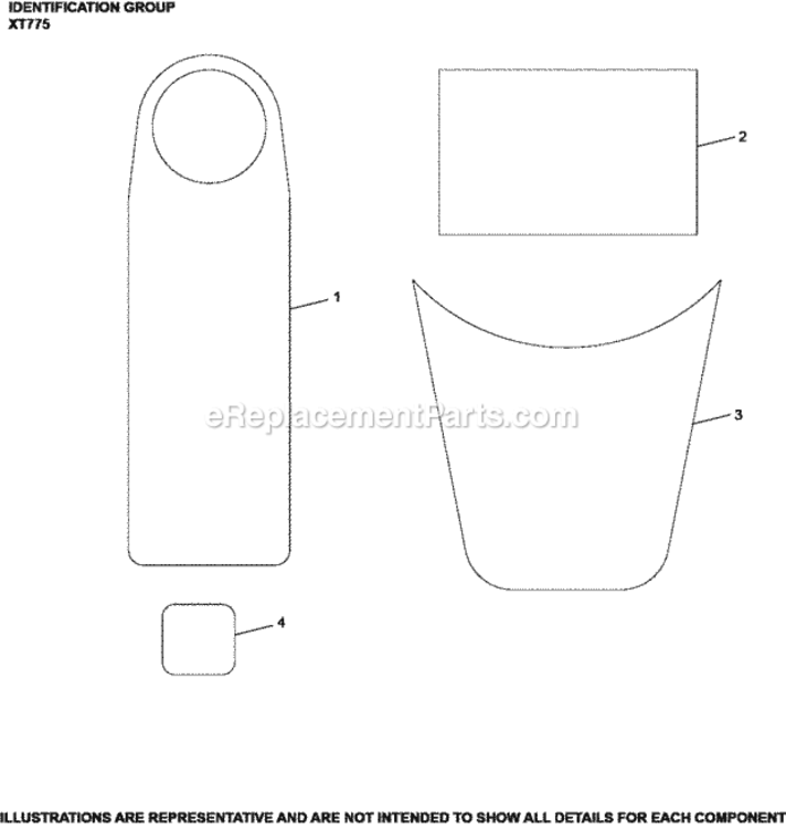 Identification_Group_Xt775-3027_Xt775 Diagram and Parts List for XT775-3027  Kohler Engine