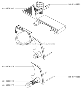 Page A Diagram and Parts List for 372-75  Krups Slicer