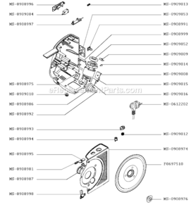 Part Location Diagram of MS-0612073 Krups Cord-White
