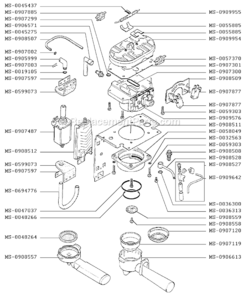 Part Location Diagram of MS-0907877 Krups Switch