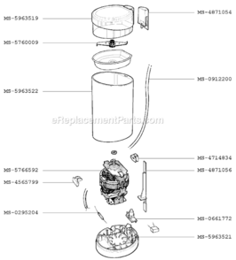 Part Location Diagram of MS-0295204 Krups Fuse.117 Deg.C