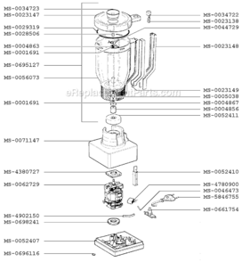 Part Location Diagram of MS-0023138 Krups Spring
