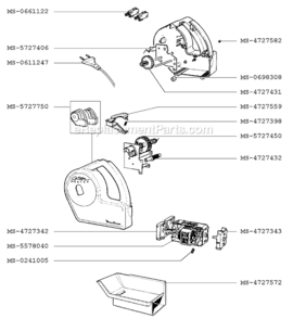 Page A Diagram and Parts List for F4047051F(0)  Krups Can Opener
