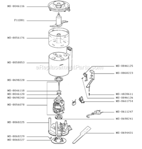 Part Location Diagram of MS-0046126 Krups Spring