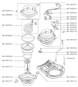 Page B Diagram and Parts List for F8804156(0)  Krups Coffee Maker