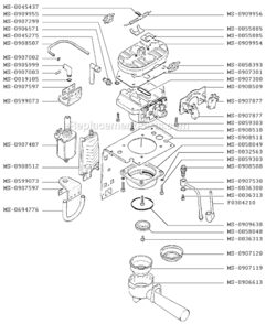 Page A Diagram and Parts List for F9624156(0)  Krups Coffee Maker