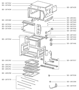 Part Location Diagram of SS-187561 Krups Cover For Lamp