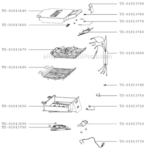 Part Location Diagram of TS-01013770 Krups Insulator
