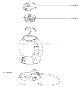 Page A Diagram and Parts List for FL701850/7Y  Krups Kettle