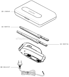 Page A Diagram and Parts List for GVD312 0 Krups Miscellaneous