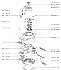 Page B Diagram and Parts List for KB720711/860  Krups Blender
