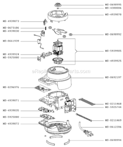 Page B Diagram and Parts List for KB720711/BN0  Krups Blender