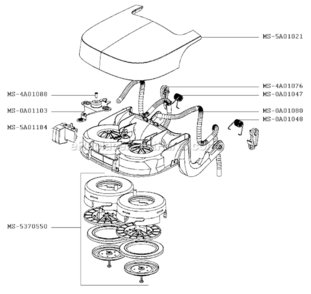 Page A Diagram and Parts List for KP1010J4/86A  Krups Coffee Maker