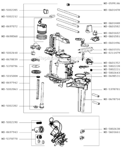 Page C Diagram and Parts List for XP7260  Krups Coffee Maker