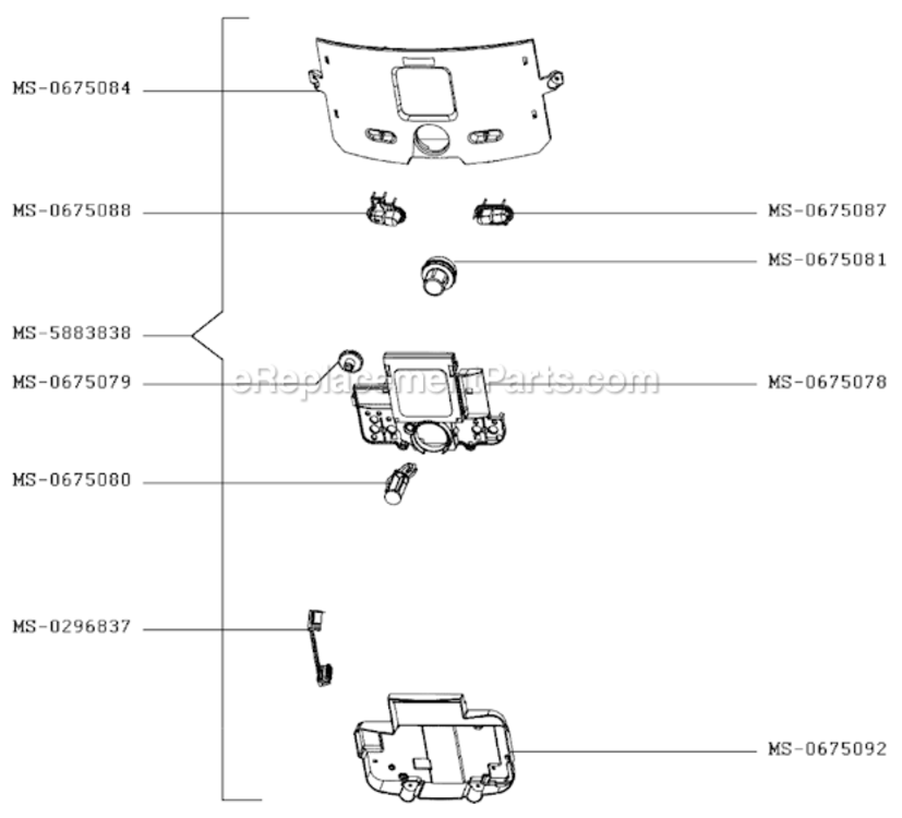 Page B Diagram and Parts List for XP7260  Krups Coffee Maker