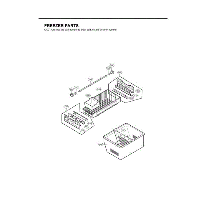 Section 4 Diagram and Parts List for LFX25971SW ASW2LGA LG Refrigerator