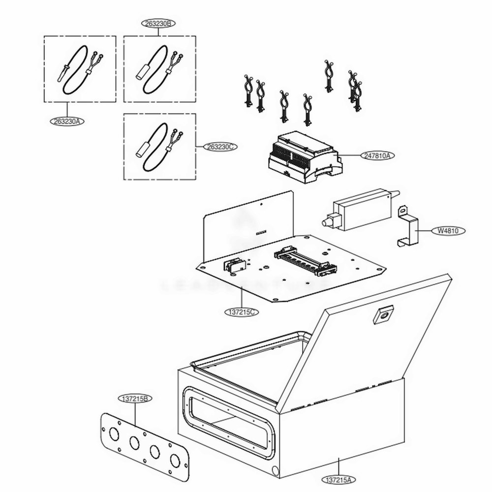 Main Diagram and Parts List for PAHCMR000 ENCXLUS LG Air Conditioner