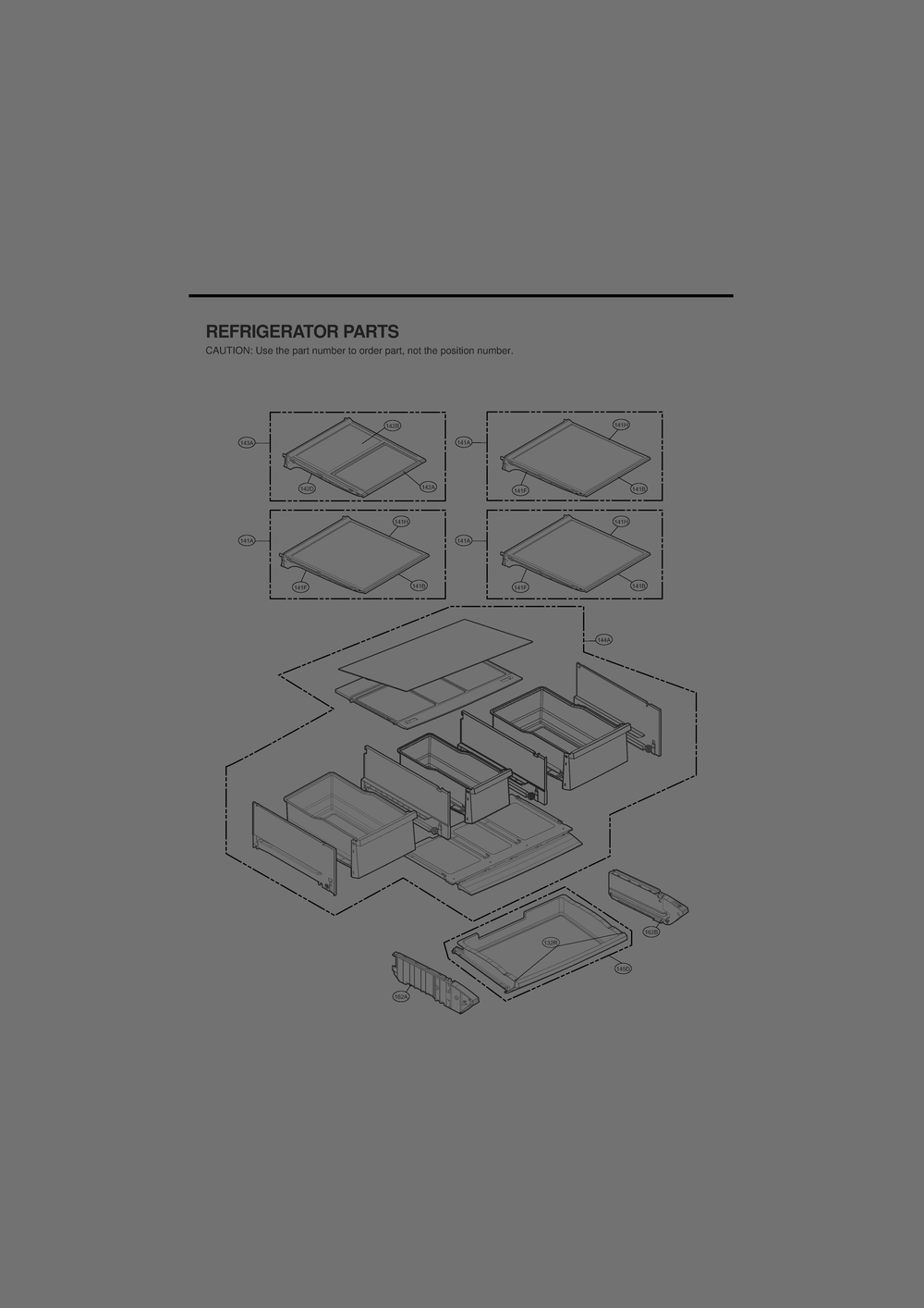 Refrigerator Parts Diagram and Parts List for GR-J338HSJP ASTCNA2 LG Refrigerator