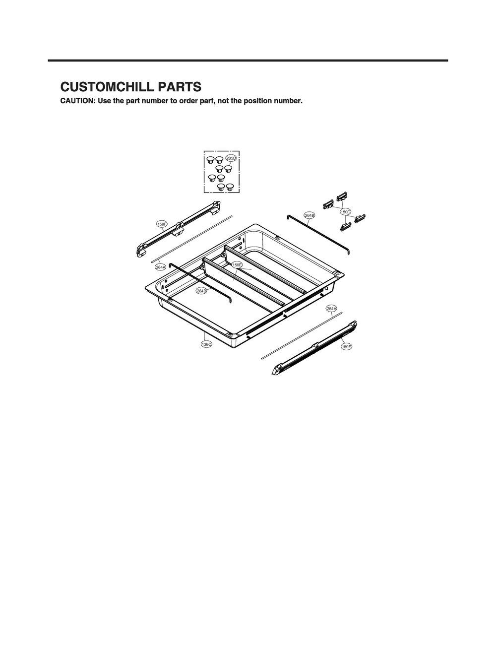 Customchill Parts Diagram and Parts List for GR-J31GHSJM ASBCNA0 LG Refrigerator