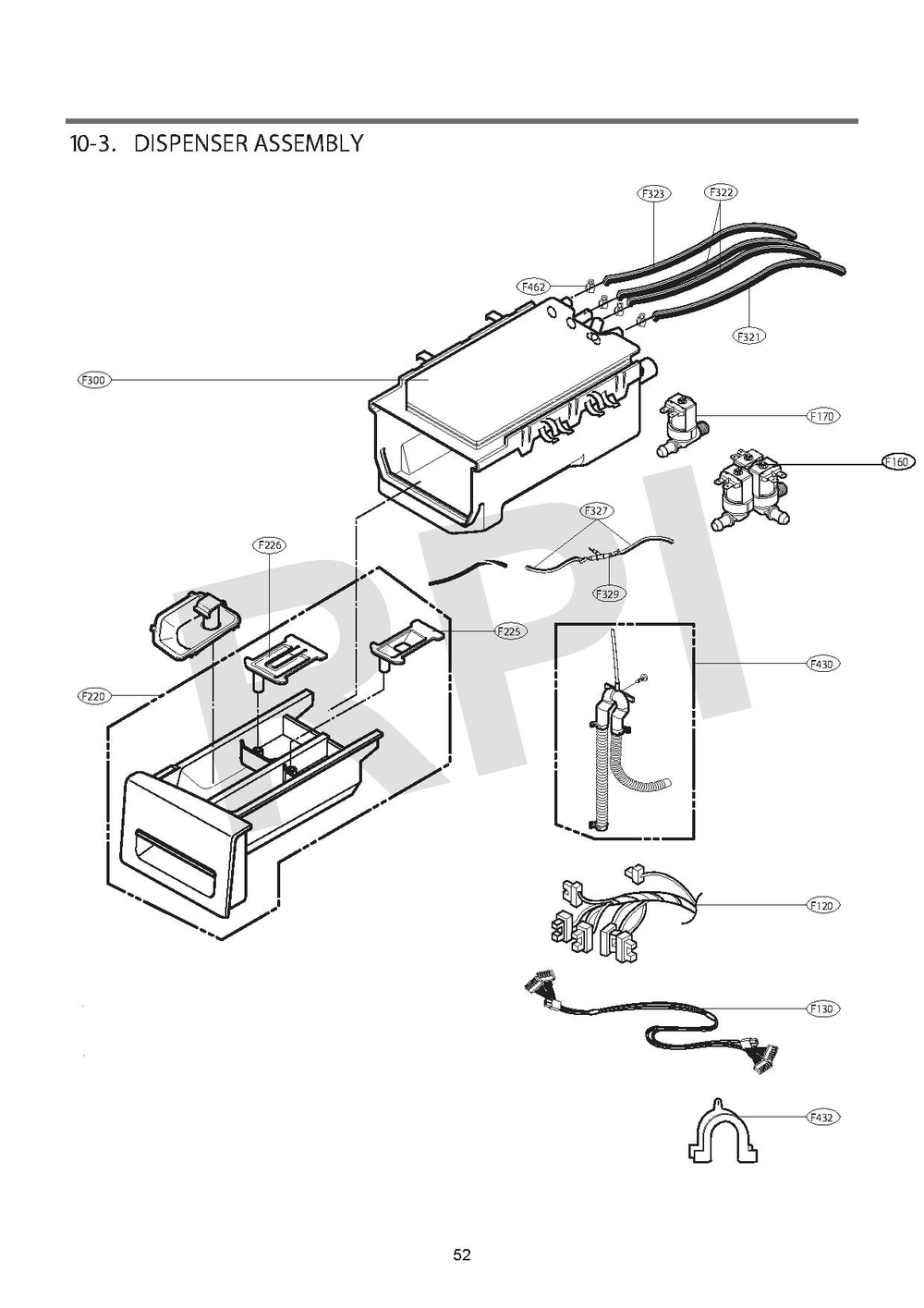 Diagram 3 Diagram and Parts List for 48231017473  LG Washer
